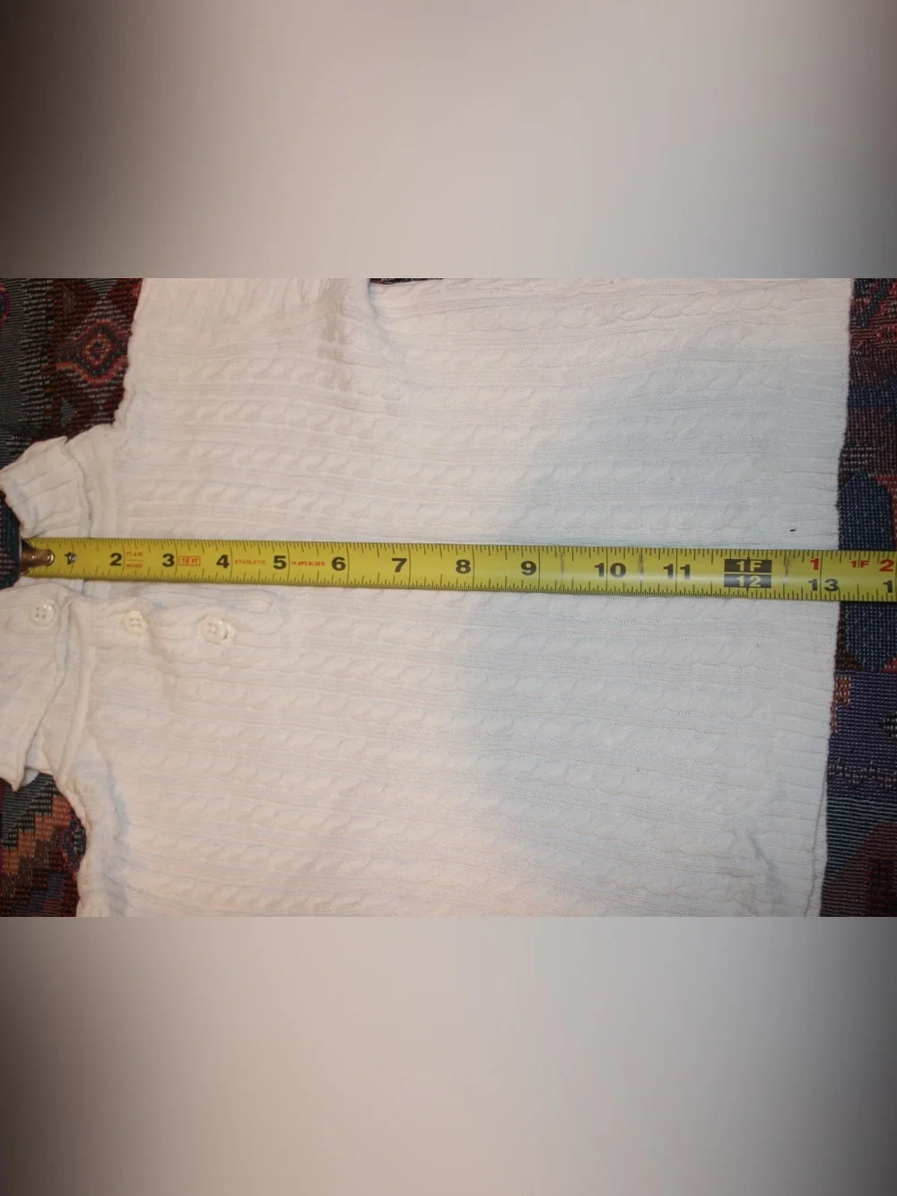 Gymboree Toddler Girls Cream White Cable Knit Sweater 2T
